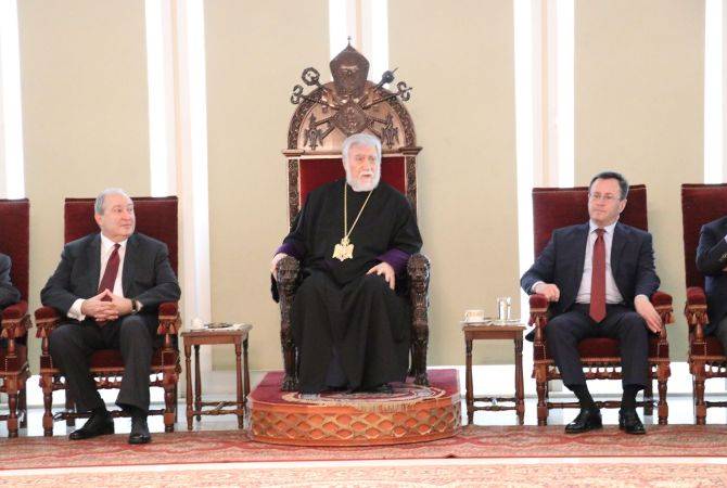 Патриарх Арам  I приветствует выдвижение кандидатуры  Армена Саркисяна на пост 
президента  РА