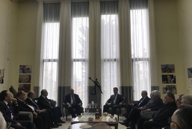 Presidential candidate Sarkissian, Lebanon’s ethnic Armenian MPs, politicians hold meeting in 
Beirut 