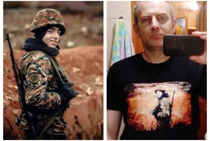 Tourism blogger Alexander Lapshin wears t-shirt depicting Artsakh soldier 
