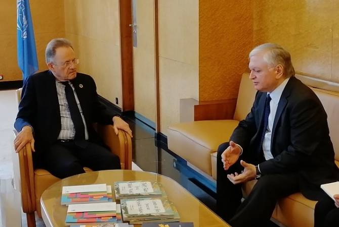 Armenian FM meets with Director-General of UN Office at Geneva