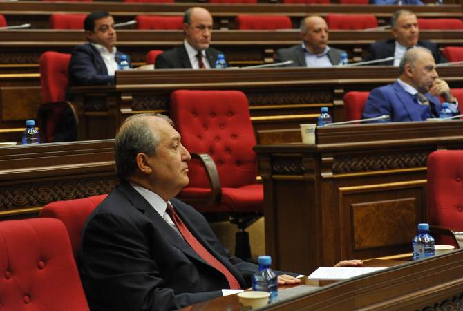 Increasing public trust will create fertile ground for reducing corruption risks, says Armen 
Sarkissian