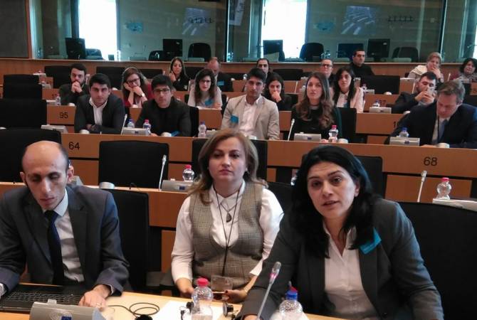 Deputy FM of Artsakh delivers speech at “Nagorno Karabakh - EU 1988-2018” event held in 
Brussels