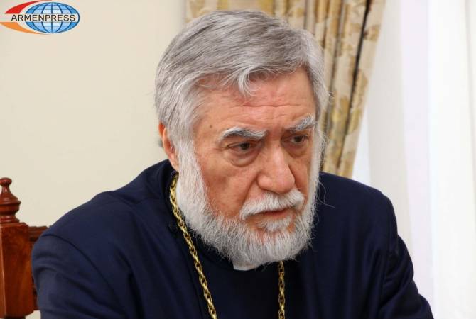 Catholicos Aram I congratulates Armen Sarkissian on being elected as next president 