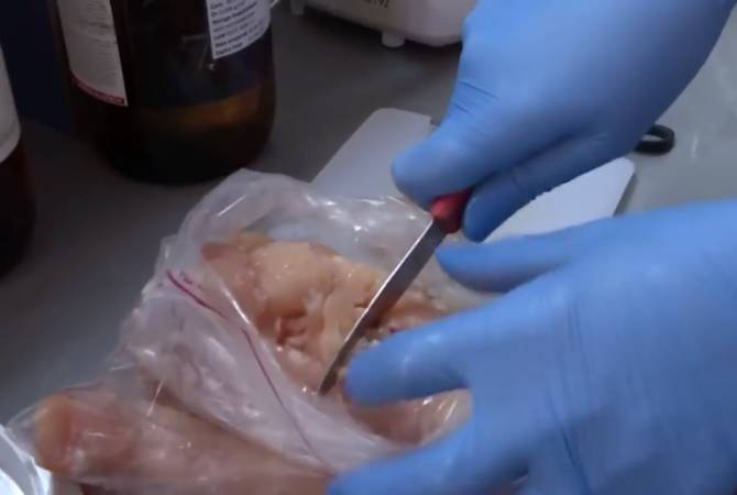 Armenia food safety service seizes 50 tons of Brazilian salmonella-contaminated chicken meat