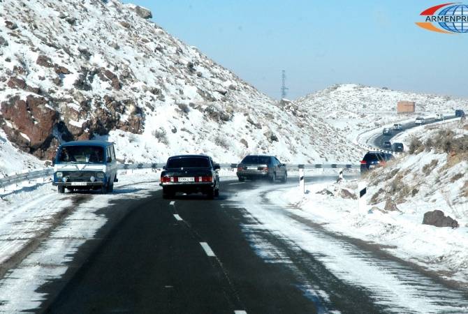 Road condition update: Some highways difficult to pass in Armenia