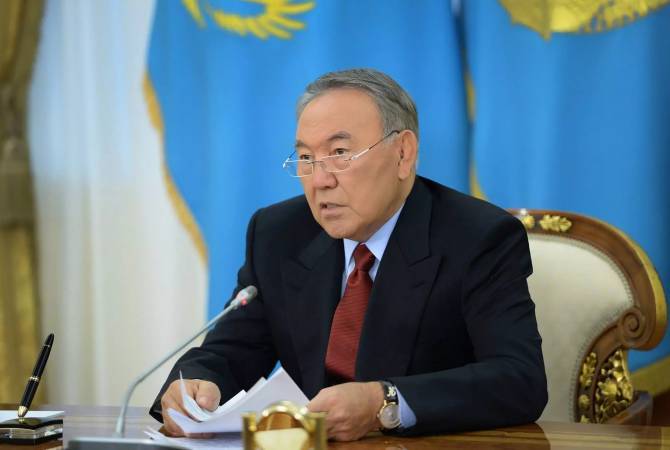 Нурсултан Назарбаев  поздравил Армена Саркисяна с избранием президентом Армении
