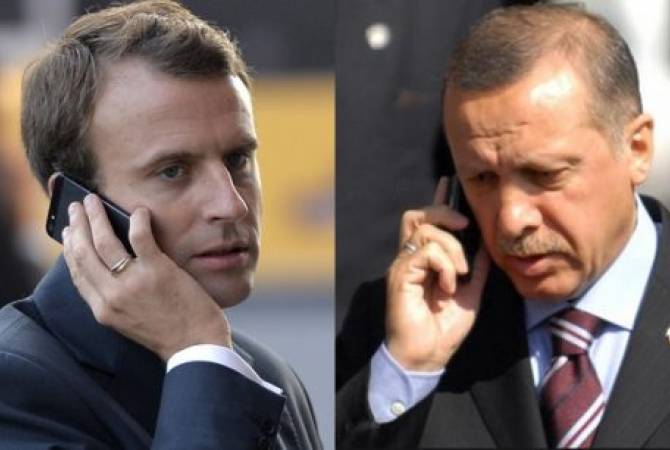 Turkey’s Erdogan holds phone conversation with French counterpart