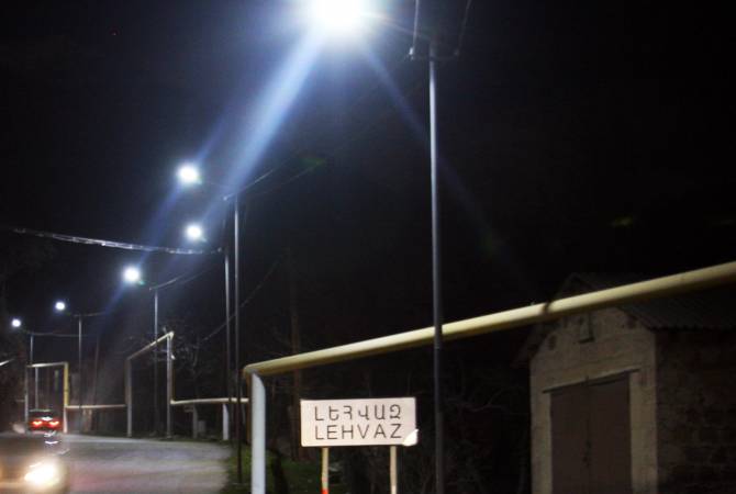 В ряде сел Сюникской области появилось уличное освещение