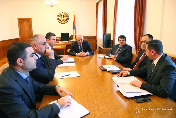 Президент Республики Арцах провел совещание по реализации ряда социально-
экономических программ
