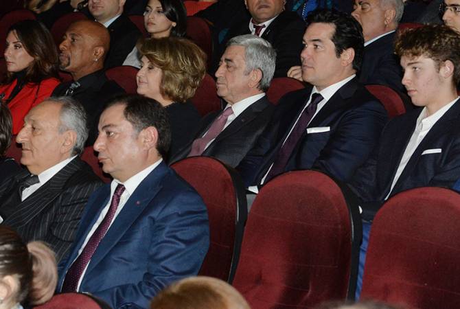 Armenian President attends “Architects of Denial” film premier