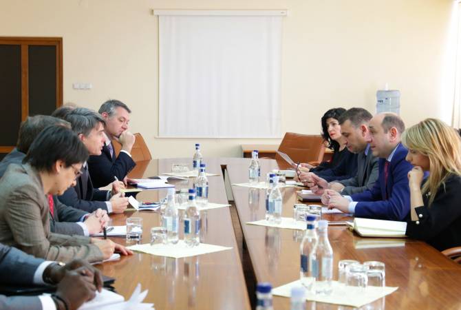 Armenia’s minister, US Principal Deputy Assistant Secretary of State discuss bilateral economic 
agenda
