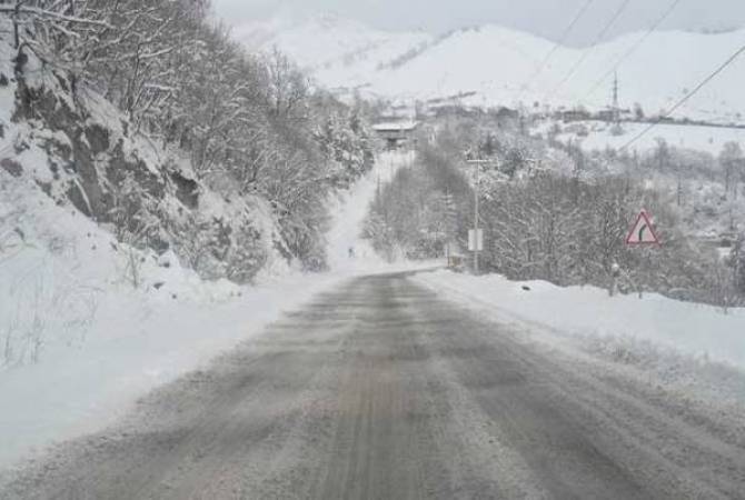 Road condition update: Vardenyats Pass difficult to pass due to snowstorm