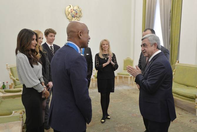 President Sargsyan receives Architects of Denial documentary’s executive producers