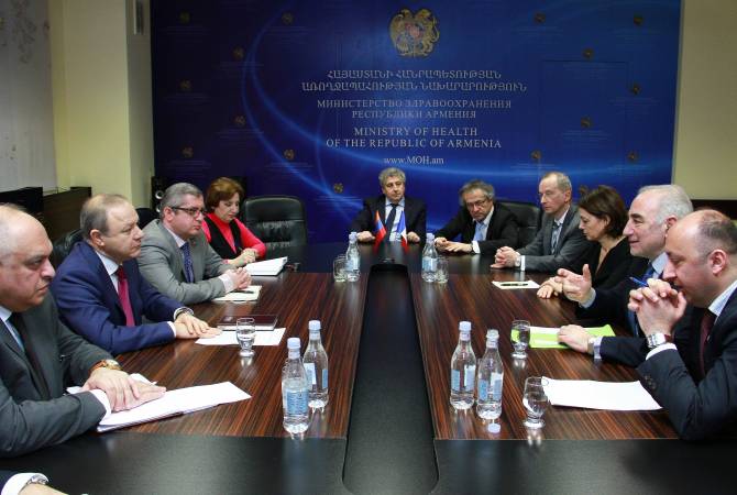 Armenia’s healthcare minister receives Lyon Mayor’s delegation