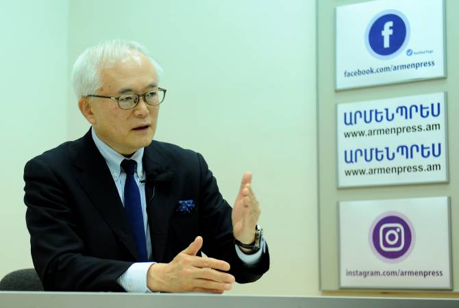 Япония понимает многовекторную политики Армении: интервью с советником премьер-
министра Японии
