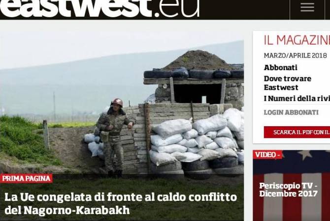 EU frozen before hot Nagorno-Karabakh conflict - Italian news outlet