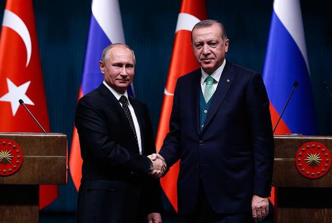 Erdogan, Putin discuss Syria in phone talk