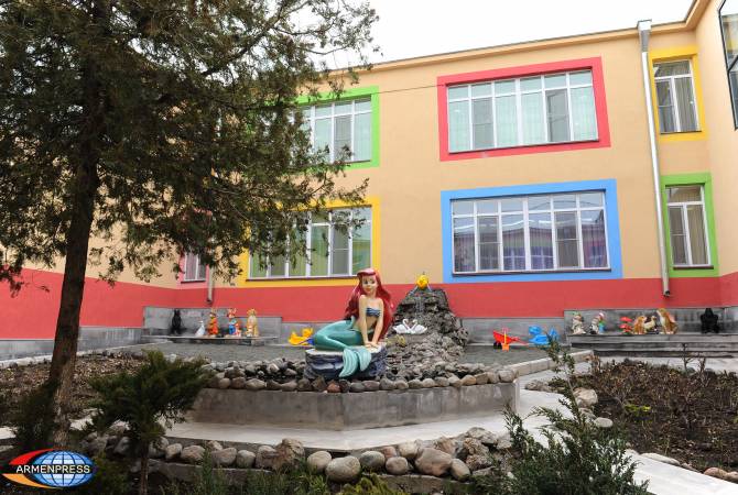 Renovated kindergarten in Yerevan’s Nor Nork district opens its doors for kids thanks to efforts 
of First Lady Rita Sargsyan