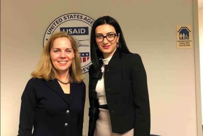 Вице-спикер НС Армении провела встречу с заместителем главы USAID
