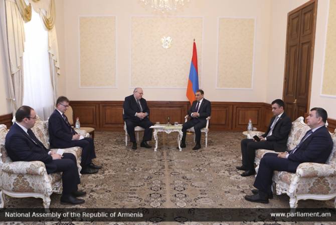 Armenia’s Parliament Speaker receives new Ambassador of Poland
