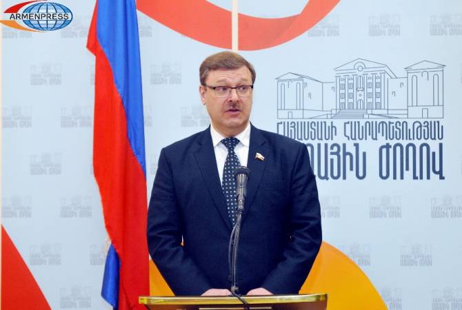 Russia will not continue supplying weapons to Azerbaijan with the same scale it did before April 
2016 - Konstantin Kosachev