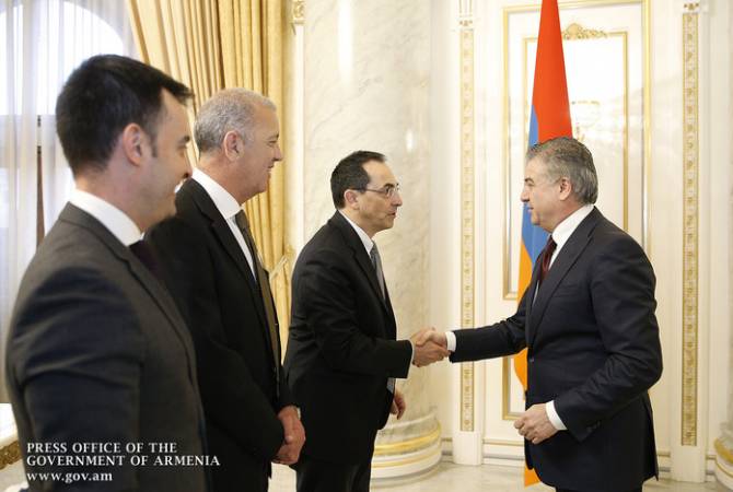 PM Karapetyan receives ANAS Italian company’s delegation