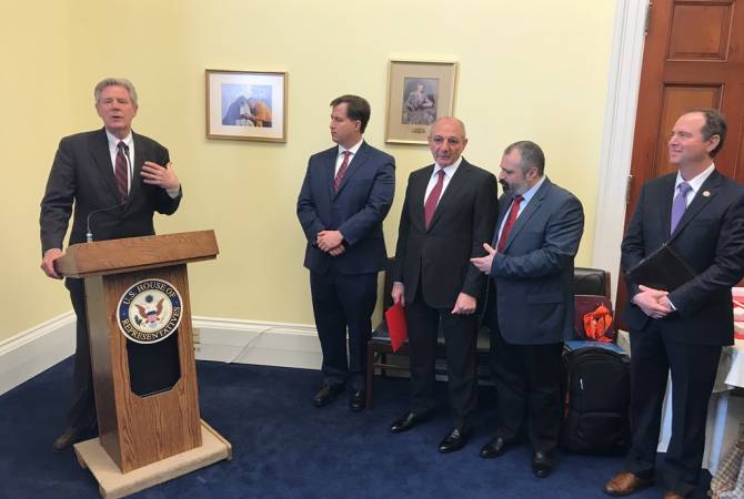President of Artsakh visits Capitol Hill in Washington D.C., meets Congressmen and Senators 