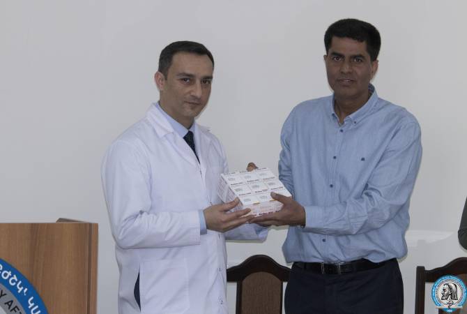 Ambassador of India donates vital thalassemia medicine to Yerevan's Muratsan hospital 