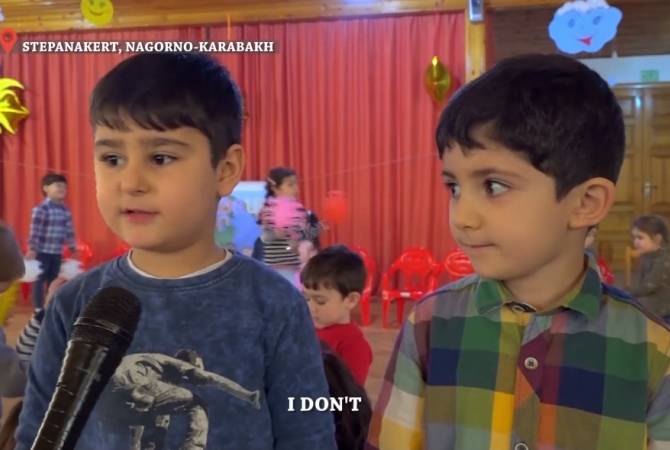 أطفال آرتساخ يجاوبون على تعابير الكراهية من الأطفال الأذريين-«أنت لست عدوي، أنا لستُ عدوك»، 
فيديو-