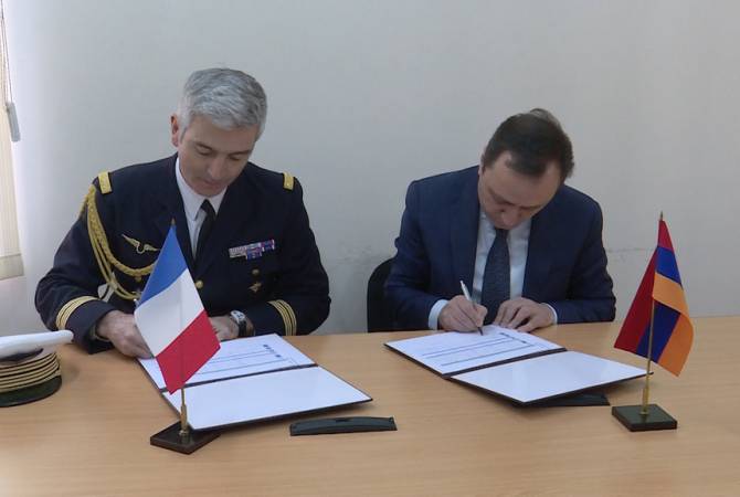 Подписана программа армяно-французского двустороннего сотрудничества в оборонной 
сфере на 2018 год

