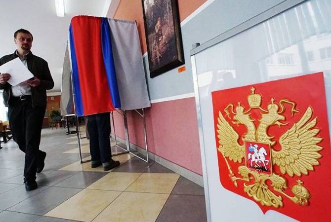 Явка на выборах президента России на 14:00 мск составила 34,72%