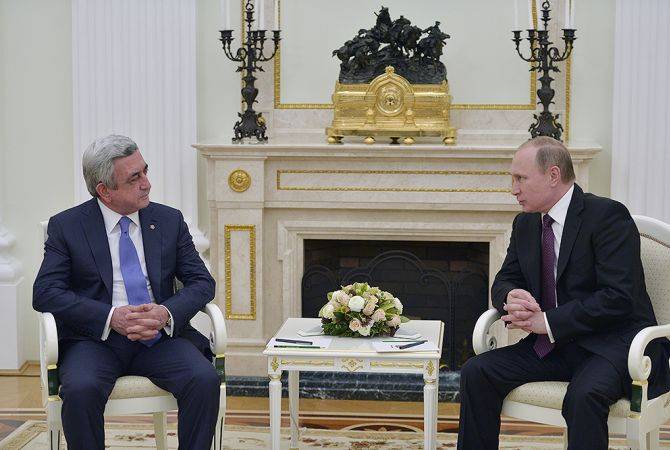 President Serzh Sargsyan holds phone talk with Russia’s President-elect Vladimir Putin