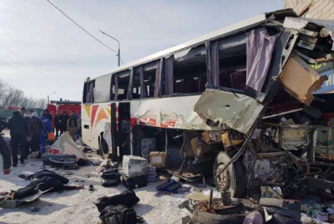 Three people injured in Armenian bus crash in Russia are in serious condition