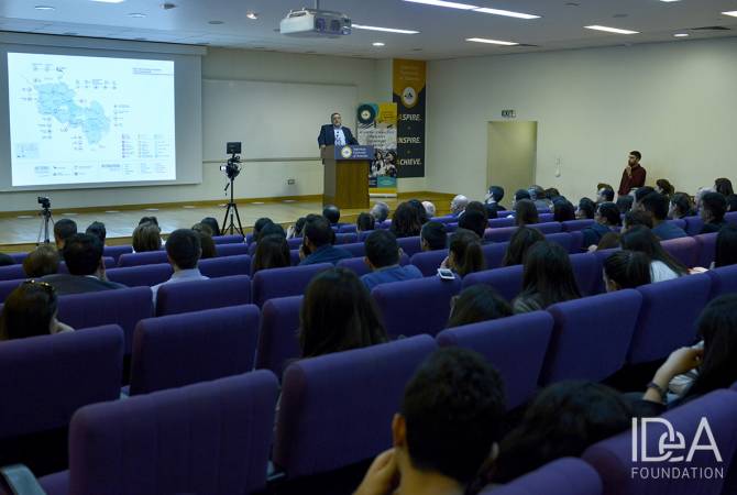 IDeA-ի համահիմնադիրներն այցելել են Հայաստանի Ամերիկյան համալսարան