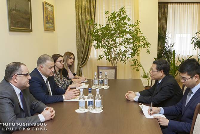 Armenian justice minister, Chinese Ambassador discuss opportunities to deepen legal 
cooperation