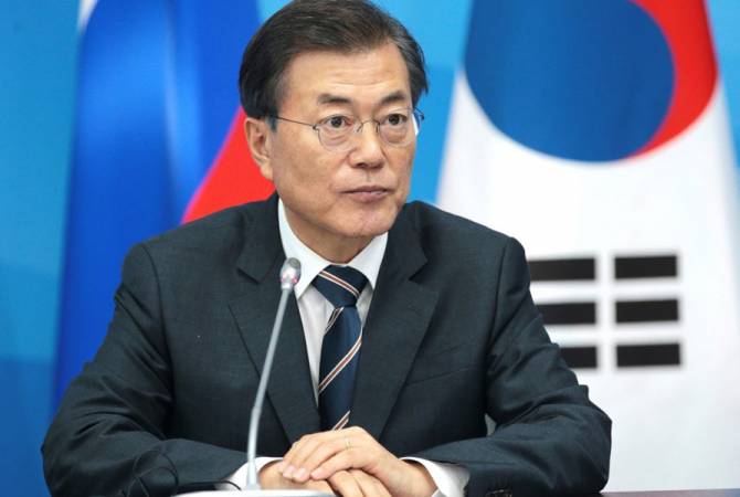 South Korea’s President says three-way meeting with US, North Korea possible
