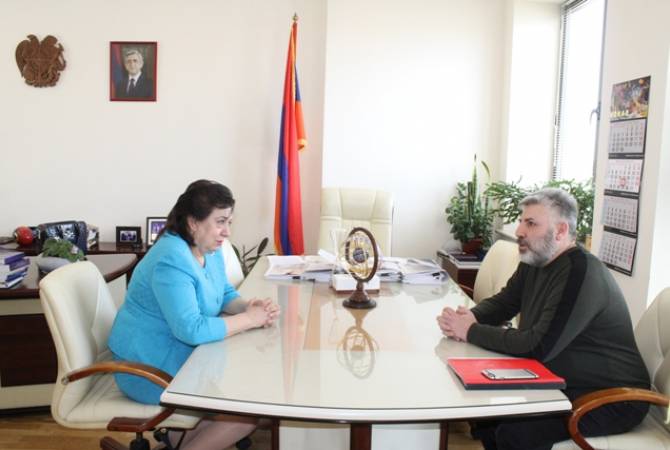ՀՀ սփյուռքի նախարարն ընդունել է Ռուսաստանից հայրենադարձվող հայ գործարարին