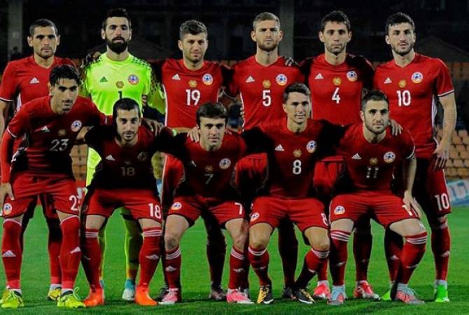 Armenian football team’s starting lineup for friendly match with Estonia announced