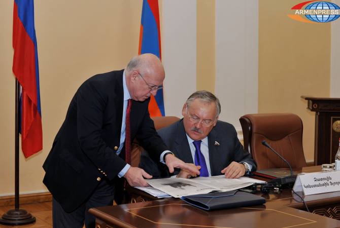 Russia to view any military threat against Armenia as threat to itself, says senior State Duma 
MP Konstantin Zatulin 