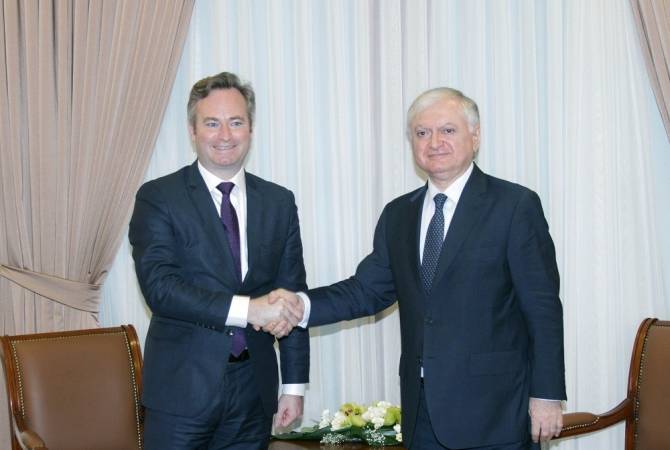 Armenian FM, French minister of state discuss bilateral relations agenda