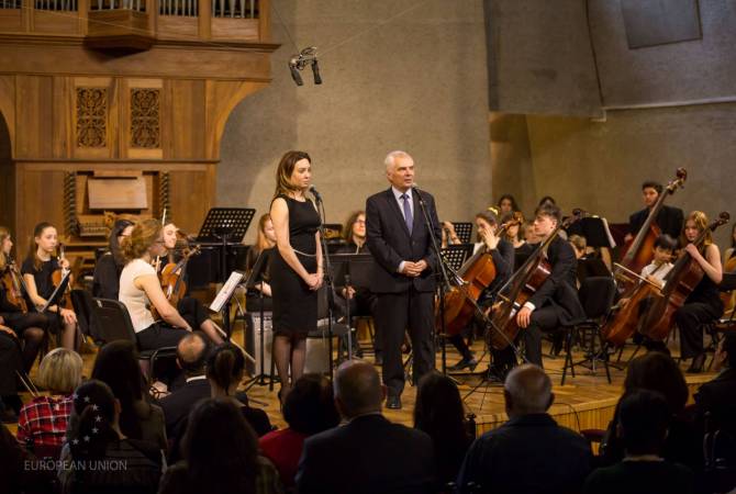 Բրյուսելի եվրոպական դպրոցի պատանեկան սիմֆոնիկ նվագախումբը համերգով 
հանդես եկավ հայ երաժշտասերների առաջ
