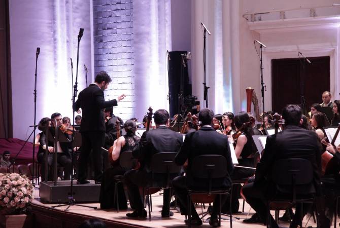 Armenian State Symphony Orchestra gets standing ovation and multiple encore requests after 
Hamburg performance 