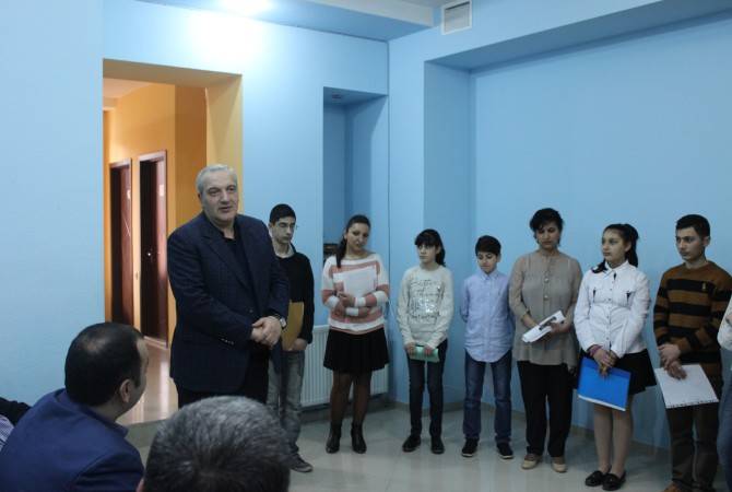 Посол РА в  Грузии принял участие в мероприятии по случаю дня  Св.Воскресения в 
Рустави

 