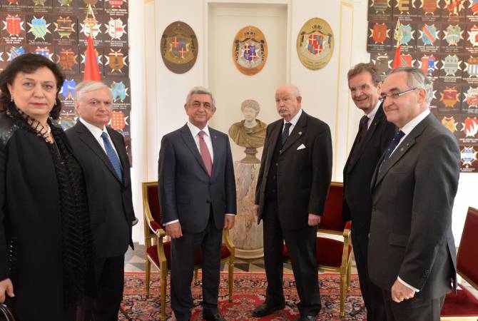 Президент Республики Армения встретился с Лейтенантом Великого Магистра 
Мальтийского ордена