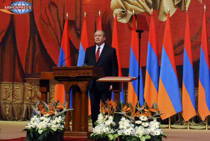 Armenia and entire Armenian people will stand by Artsakh and fight for its legitimate rights – 
the full speech of President Armen Sarkissian