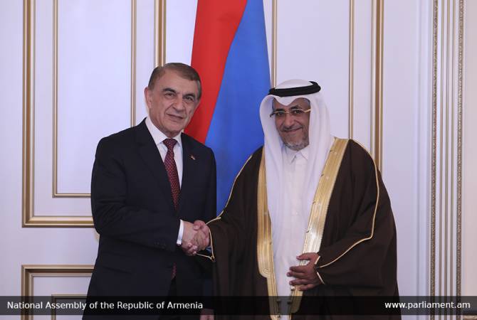 Спикер парламента Армении принял вице-председателя Консультативного собрания 
Государства Катар