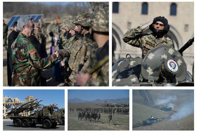 Armenian Armed Forces have unprecedented arsenal: A decade of military and defense 
development 