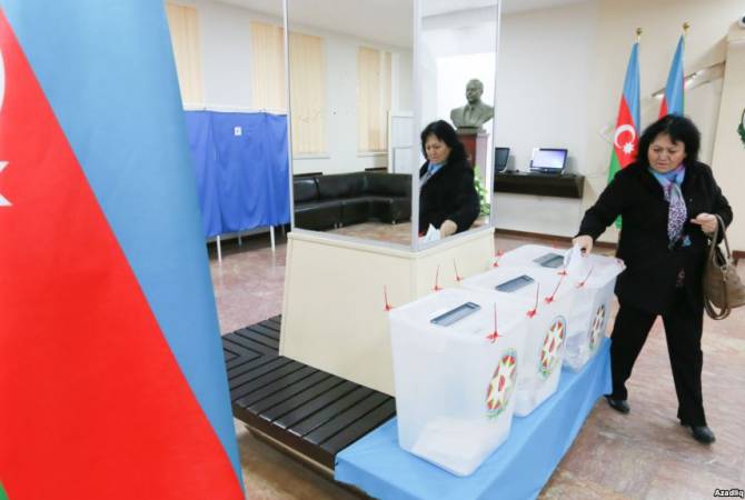 Heavy electoral fraud reported in Azerbaijan as observers are barred from entering polling 
stations 