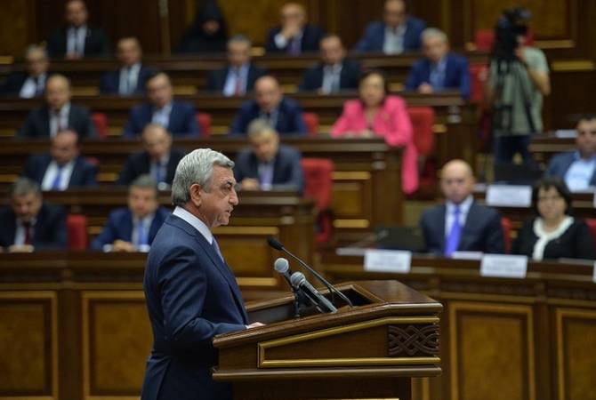 We are participants of a new beginning: Serzh Sargsyan on implementation of Constitution’s 
content