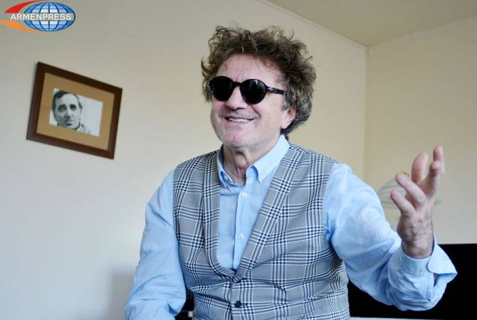 ARMENPRESS exclusive: Goran Bregovic talks collaboration with Kusturica, Aznavour’s music 
and tipping musicians on-stage 